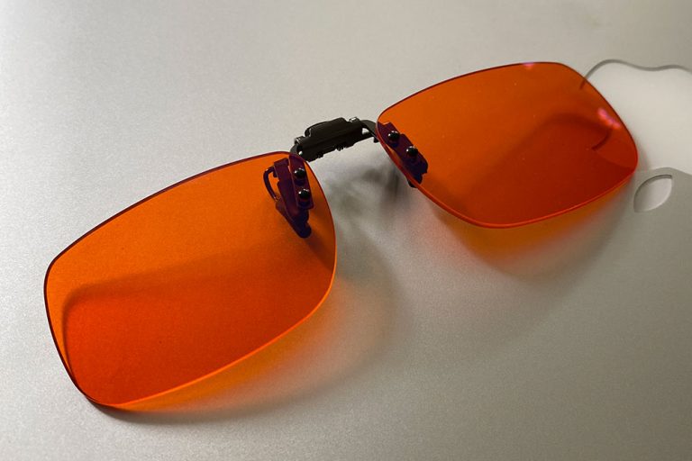 Clip On Orange Lens Blue Light Blockers (Nighttime) Midwest Red Light Therapy